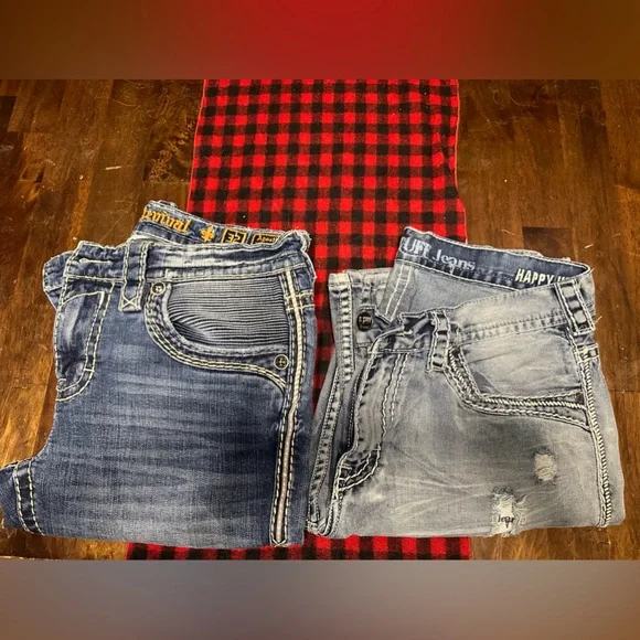 Men’s Rock Revival and B Tuff Jeans